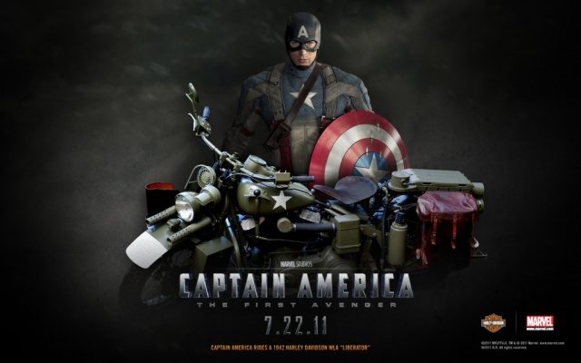 Captain America - 1942 Harley Davidson WLA Liberator