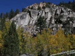 Rocky mountainside near Woodfords