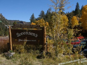 Sorensen's Resort - Sign