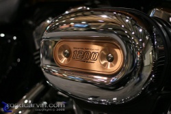 2008 105th Anniversary Sportster Bronze Air Cleaner Closeup