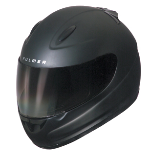 Fulmer S1 full-face helmet in flat black: Photo courtesy of Fulmer Helmets.