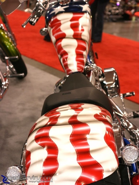 2008 Arlen Ness Bike Show - American Flag