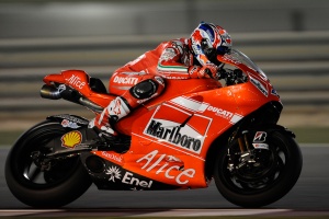 Casey Stoner: Photo courtesy of Ducati Team, all rights reserved.