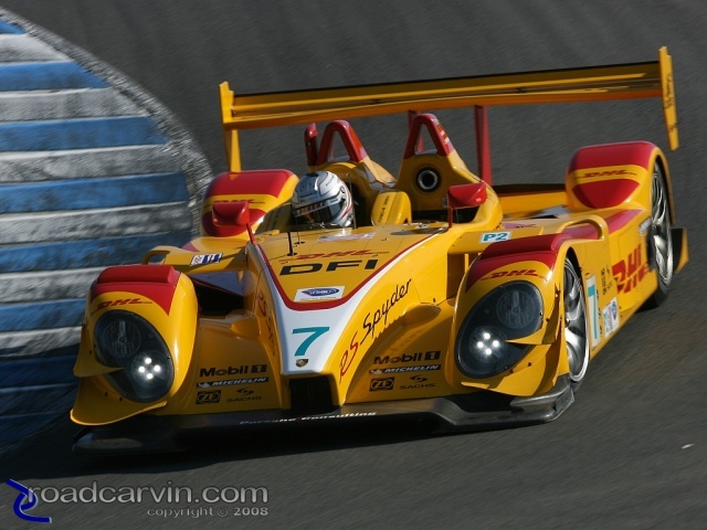 2008 Monterey Sports Car Championships - Dumas & Bernhard Porsche - Turn 8a