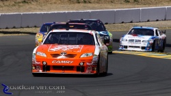 2009 NASCAR - Infineon Raceway - Joey Logano Turn 2