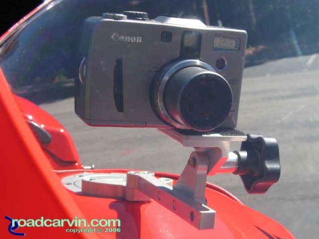SportBikeCam Front Camera Mount - Canon G1 Front
