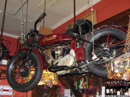 1924 Indian motorcycle: This vintage Indian motorcycle is one of my favorites in the collection.