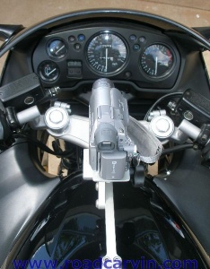 SportBikeCam Front Mount - View From The Pilot's Seat