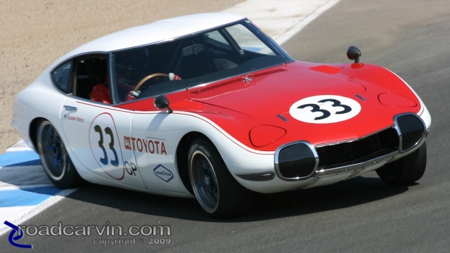 2008  Rolex Monterey Historic Races - Toyota GT 2000 Spin-out