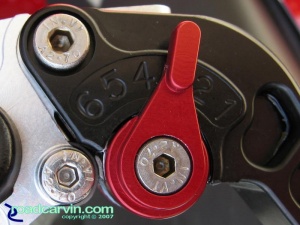 CRG Brake Lever - Closeup Roll-A-Click
