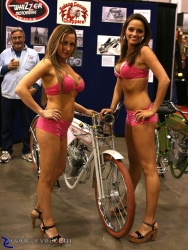 2008 Arlen Ness Bike Show - Road Rage Girls with Xcelsior