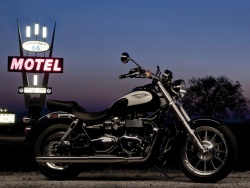 2009 Triumph America - On Route 66 2009 Triumph America - On Route 66