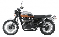 2008 Triumph Scrambler - Aluminum Silver/Tangerine 2008 Triumph Scrambler - Aluminum Silver/Tangerine