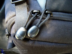 Lowepro Slingshot 200 All Weather Backpack Access Flap Zippers and Pull Strings Lowepro Slingshot 200 All Weather Backpack Access Flap Zippers and Pull Strings